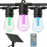 Westinghouse 36 FT Solar LED Color-Changing String Lights with 15 Bulbs and Remote