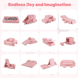 13-Piece INFANS Modular Kids’ Play Couch – Convertible Foam Fort-Building Sectional Sofa