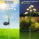 2 Pack Solar Mushroom Garden Lights – LED Jellyfish Landscape Lights