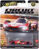 Hot Wheels Premium Car Culture 2025 Circuit Legends, Complete Set of 5