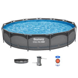 Bestway Steel Pro MAX 13ft x 30in Above Ground Pool Set w/ Filter Pump