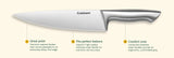Cuisinart German Steel 10-piece Knife Block Set with Built-in Sharpener