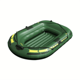 Portable Inflatable Fishing Boat with Oars & Hand Pump, Adult Inflatable Kayak Raft