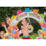 Intex Candy Zone Inflatable Play Center with Water Slide, Sprayer & Games