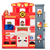 Kid Connection Fire Station Emergency Vehicle Playset with Hose