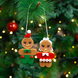 Brickcraft Bricktanicals Gingerbread Family Christmas Ornaments Building Kit, 85-Piece Set