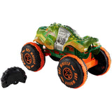1:15 Hot Wheels Monster Trucks RC Rageasaur – Remote-Control Wheelie Stunt Vehicle