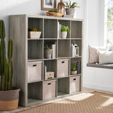 Better Homes & Gardens 16 Cube Modern Bookshelf Storage Organizer