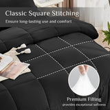 Lightweight Cooling Quilted Comforter, All Season Down Alternative Duvet