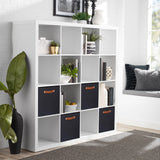 Better Homes & Gardens 16 Cube Modern Bookshelf Storage Organizer