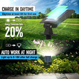 2 Pack Solar Outdoor Spotlights – Waterproof LED Landscape Spot Lights