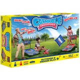 A Better Design Cornhole Shootout 2-in-1 Basketball and Cornhole Game with 2 Boards, 8 Bean Bags