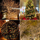 Plug-In Fairy Lights 200 ft – 600 LED Waterproof Silver Wire String Lights with Remote