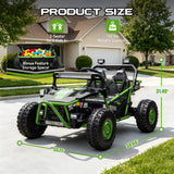 SHINPT 36 V 2-Seat Kids Electric Ride-On Car, Dual 250 W Motors, 8.7 mph, Ages 6+