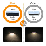 Deck Impressions 50-Lumen Solar Gutter Lights, 6-Pack, 3000K Warm White