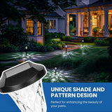 Gigalumi 12 Pack Solar Pathway Lights – 6000 K Cool White LED Landscape Lights