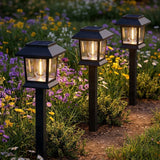 12 Pack Solar Pathway Lights – 3000 K Warm White LED Landscape Lights