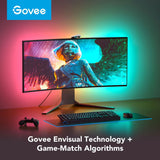 Govee DreamView G1S RGBIC Gaming Monitor Light Bar 24-34" Screen Color Match