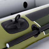 Intex Seahawk 2 Inflatable Boat Set with Oars, Pump & Fishing Rod Holders