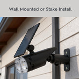 Better Homes & Gardens 600 lm Solar Dual-Head LED Spotlight – Motion Sensor, RGB Lighting & Adjustable Heads