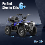 HOVER HEART XW-A19 40cc 4-Stroke Gas Youth ATV with 2-Speed Control, Disc Brakes