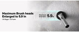 HOTO Flexi Cordless Spin Scrubber with Extension Rod, 8 Brush Heads, IPX7 Waterproof, 110-Min Runtime