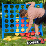 Hasbro Giant Connect 4 Outdoor Lawn Game by EastPoint Sports, 49" Tall with 42 Discs