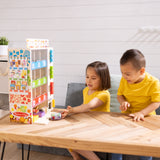 19-Piece Melissa & Doug Sort, Stock, Select Wooden Vending Machine – Play Food, Coins & Cards