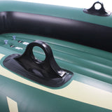 MIXFEER Inflatable Boat, Foldable PVC Fishing & Recreational Raft, 55.1" x 31.5"