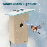 Birdfy Smart Bird House with 1080p Camera, Solar Charging & AI Nest Monitoring