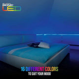 Bell + Howell USB Powered Color-Changing LED Tape Light – 12 ft Waterproof RGB Strip Light