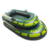 MIXFEER Inflatable Boat, Foldable PVC Fishing & Recreational Raft, 55.1" x 31.5"
