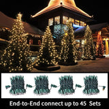 100-Count Warm White 5mm LED Christmas String Lights, 21.6 ft Commercial Grade Mini Lights