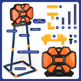 Carsky Electronic Scoring Foam Dart Target Game with Blaster, Auto-Reset Target Board and Stand