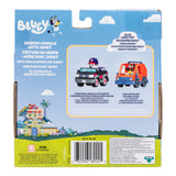 Bluey Ride Along Grannies Car & 3" Janet Figure – Poseable Driver