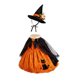 Halloween Witch Porch Goose Outfit Set, Fits 19"-23" Goose Dress, Cape & Hat