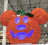 Disney 3.6 ft LED Mickey Pumpkin Halloween Decoration with 346 LED Infinity Lights
