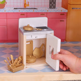 KidKraft So Darling Wooden Dollhouse on Wheels – 2 Levels, 4 Rooms, Lights, Sounds & 29 Accessories
