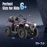 HOVER HEART XW-A19 40cc 4-Stroke Gas Youth ATV with 2-Speed Control, Disc Brakes