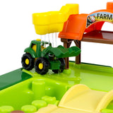 John Deere 2-in-1 Farm Sand & Water Play Table – Tractors, Animals & Removable Basins