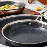 Henckels Paradigm Ceramic 3-Piece Tri-Ply Stainless Steel Fry Pan Set, Induction