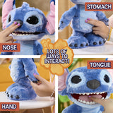 Disney Ultimate Stitch Interactive 17-Inch Plush Toy – 100+ Sounds & Reactions