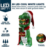 Joiedomi 2.3 FT Pre-Lit Christmas Dinosaur Yard Decoration with LED Lights