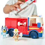 Bluey Fire Truck Playset – Exclusive Firefighter Bingo, Bluey & Bob Bilby