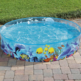 Bestway Odyssey Fill 'N Fun Play Pool – Rigid Wall Kiddie Splash Pool 72" x 15"