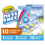 Crayola Color Wonder Bluey Magic Light-Up Stamper – 10 Stamps, 18 Activity Pages & 3 Markers