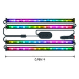 Govee RGBIC Interior Car Strip Lights with App Control and Music Sync, 4-Piece Set