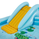 Intex Jungle Adventure Play Center Kiddie Pool with Slide, Sprayer & Games, 96" x 78" x 28"