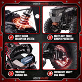 Aoemoe 40 cc Teen Gas ATV, 4-Stroke 4-Wheeler with 3 Speed Settings, Up to 15 mph