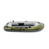 Intex Seahawk 2 Inflatable Boat Set with Oars, Pump & Fishing Rod Holders